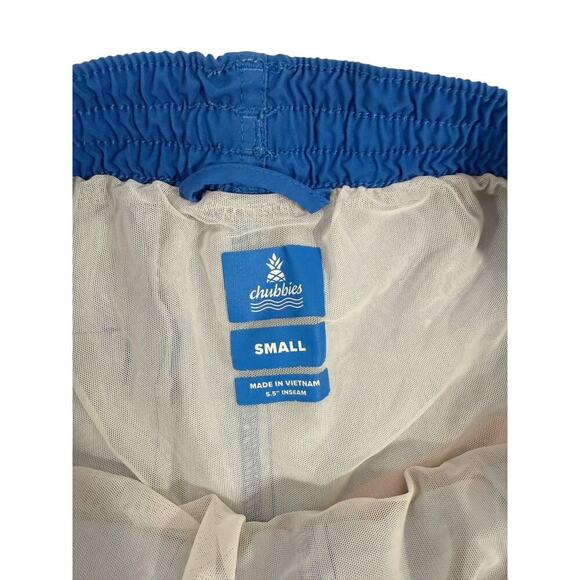 Chubbies Trunks Suit Mens Small 5.5" Inseam Patriotic American Flag USA Lined - Picture 4 of 9